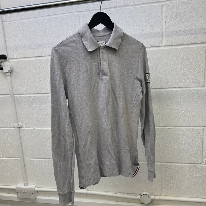 Men's Maglia Polo Shirt Grey Size S