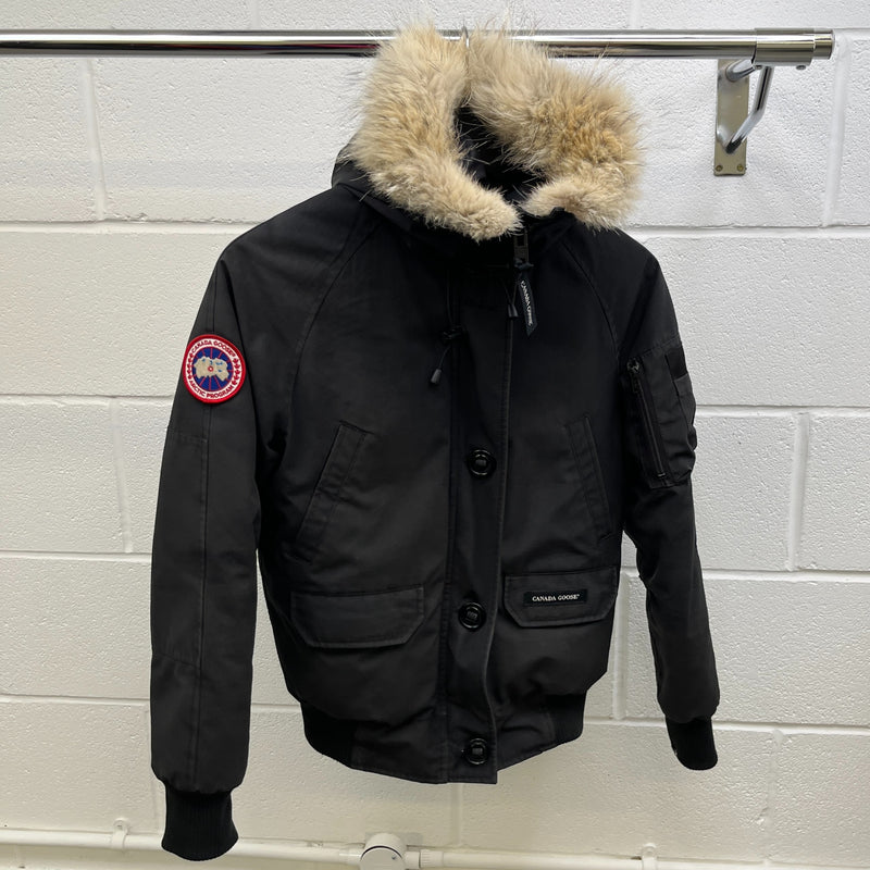 Women's Chilliwack Bomber Down Jacket Black Size XS