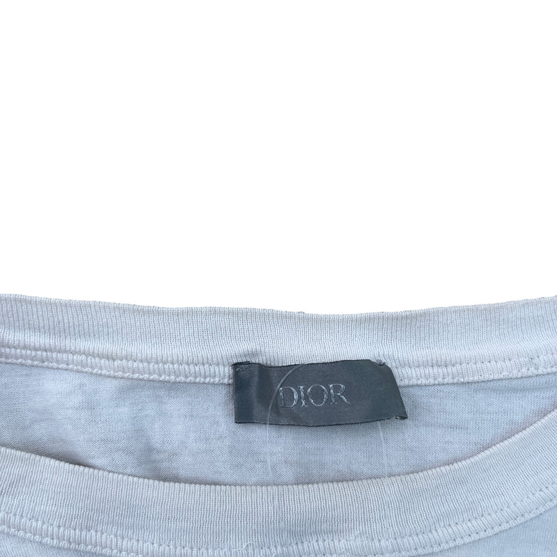 Men's Logo Print T-Shirt White Size M