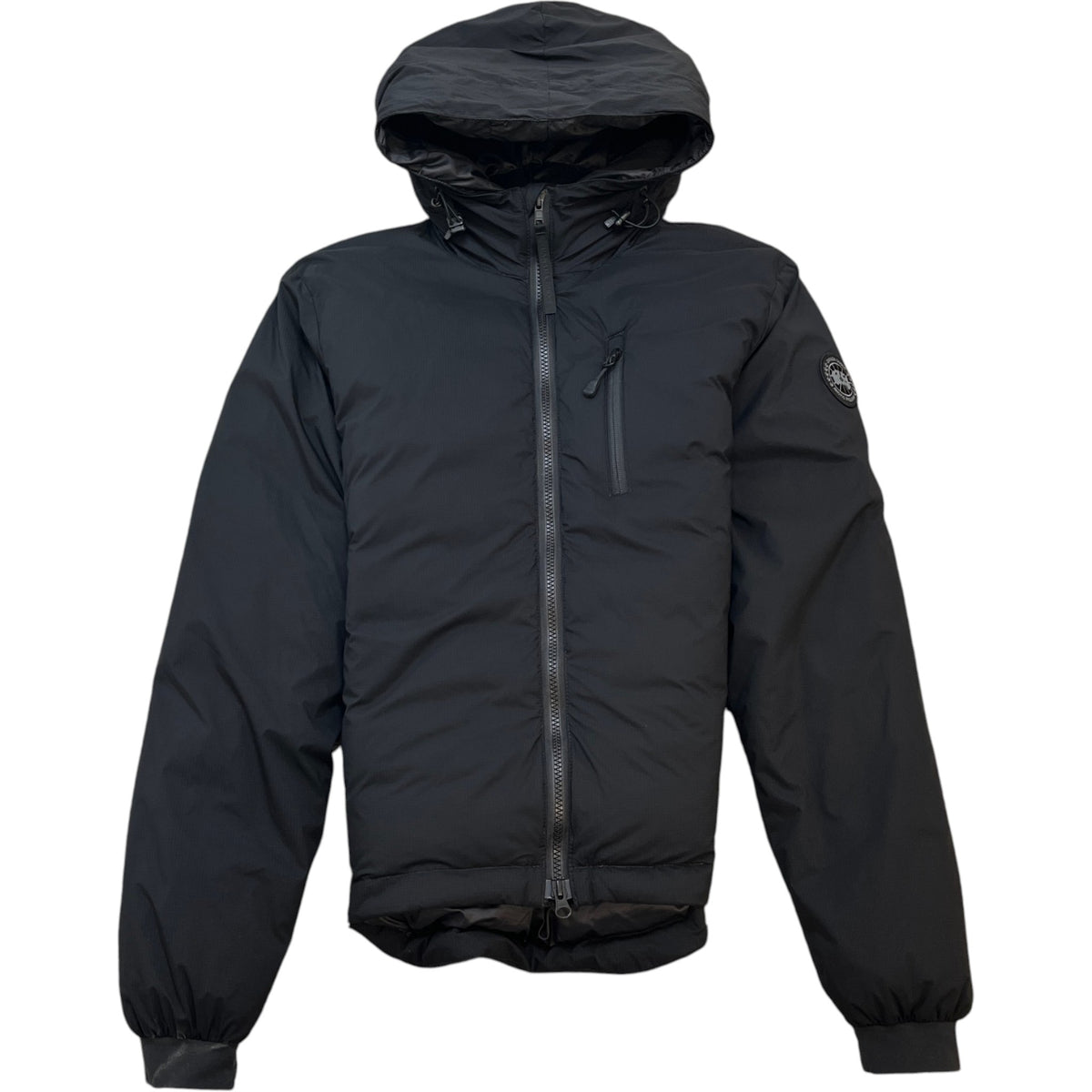 Men's Lodge Hoodie Down Jacket Black Size XS - Photo 1
