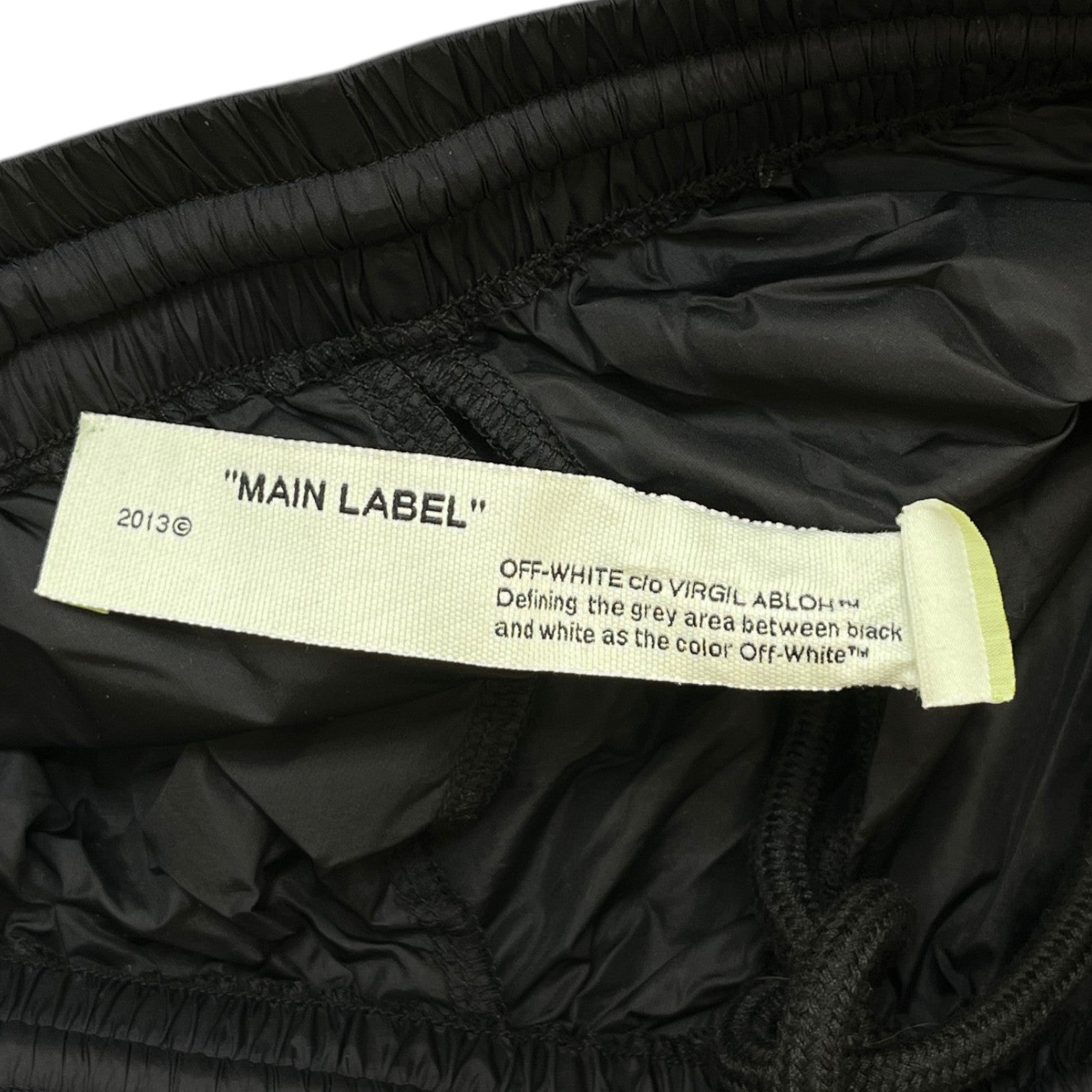 Men's Tape Logo Track Joggers Black Size W31 - Photo 7