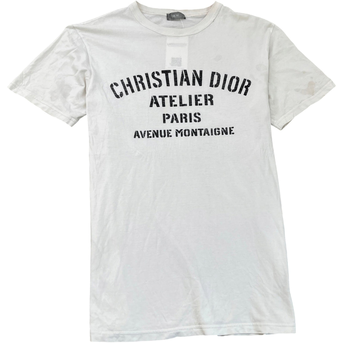 Men's Logo Print T-Shirt White Size M - Photo 1