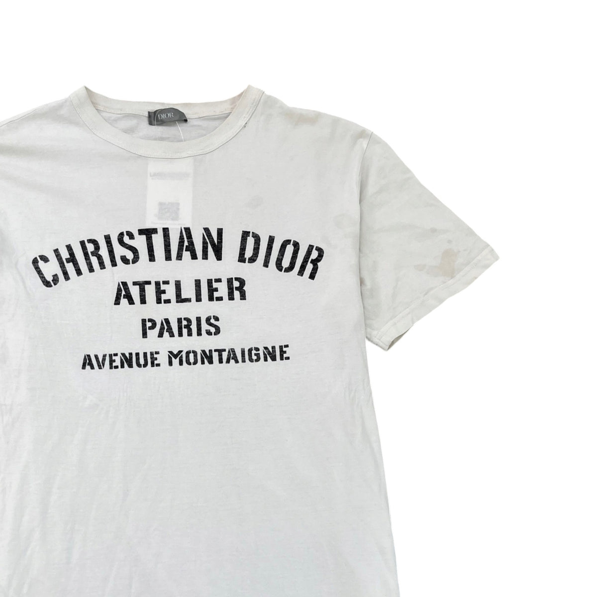 Men's Logo Print T-Shirt White Size M - Photo 3