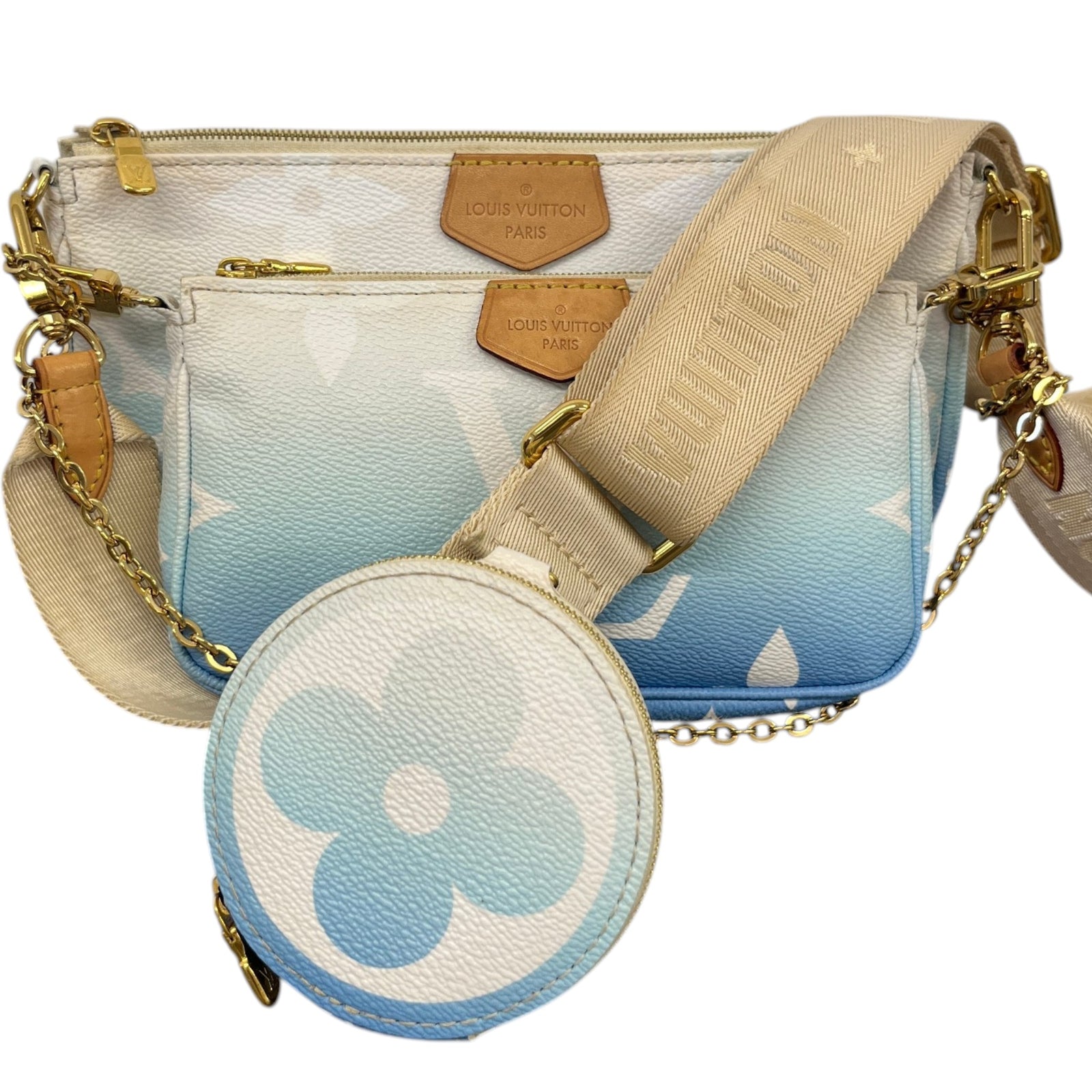 Women's Multi Pochette Accessoires Bag Blue - Photo 1