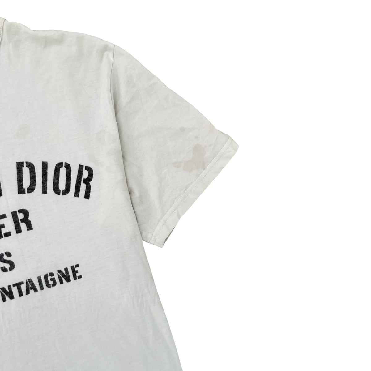 Men's Logo Print T-Shirt White Size M - Photo 6