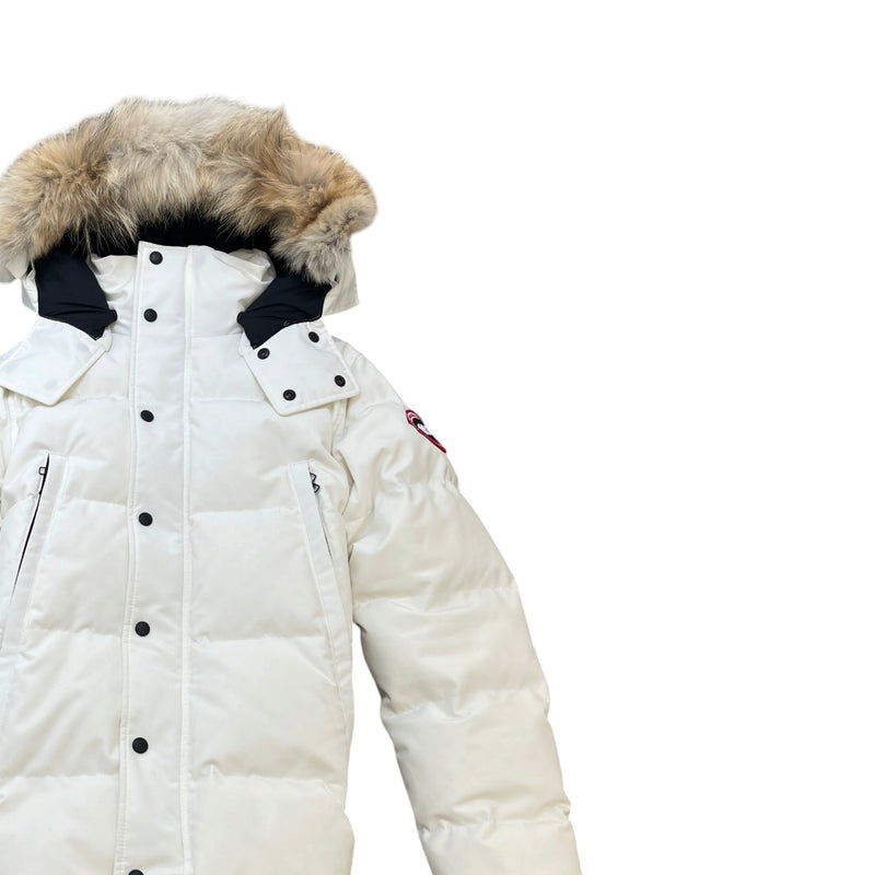 Men's Wyndham Parka Down Jacket White Size S