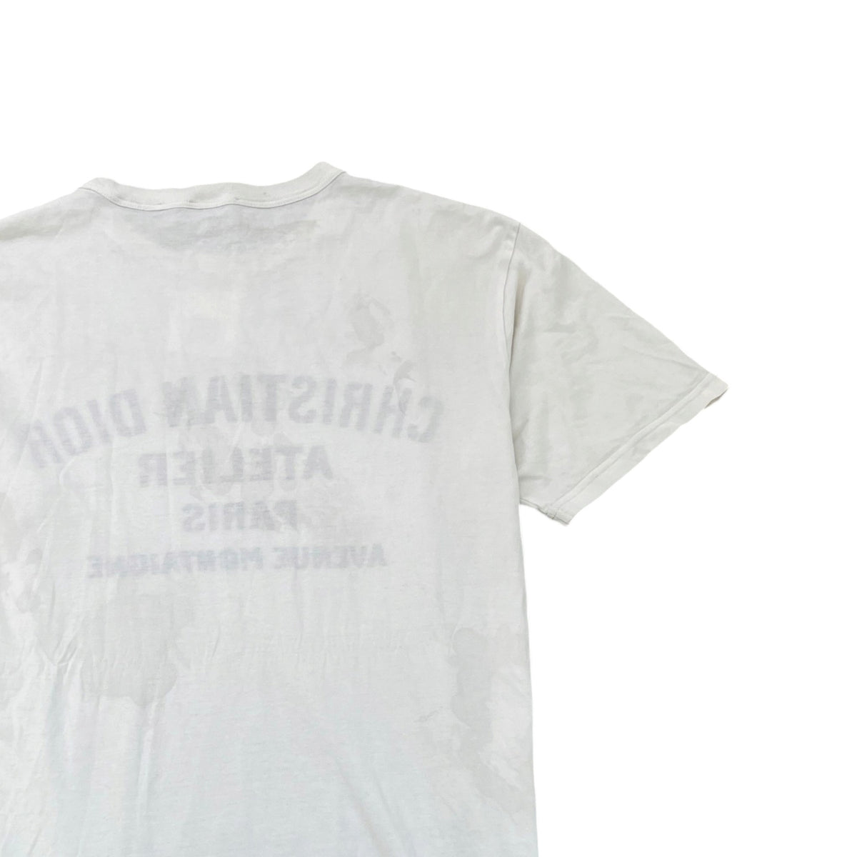 Men's Logo Print T-Shirt White Size M - Photo 4