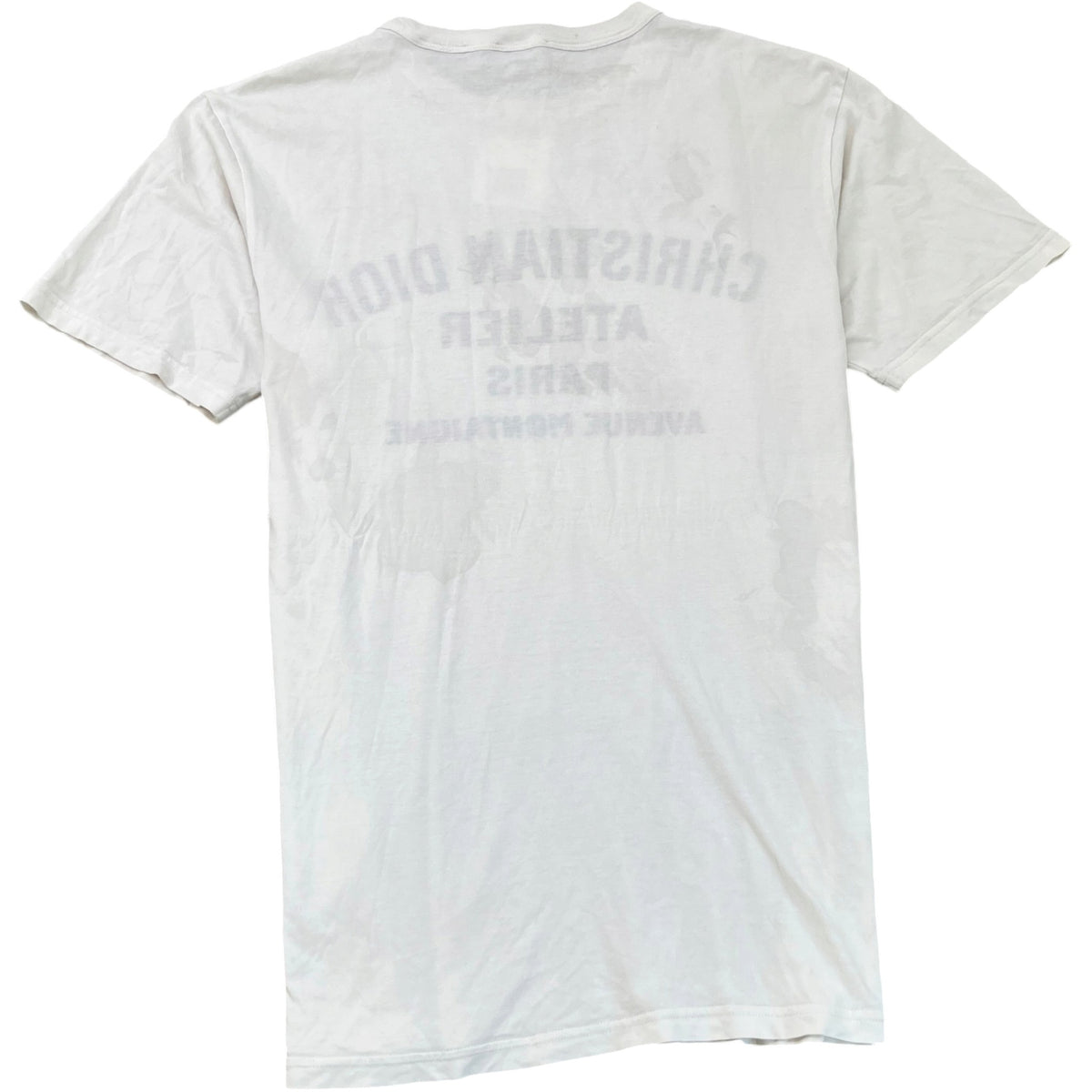 Men's Logo Print T-Shirt White Size M - Photo 2