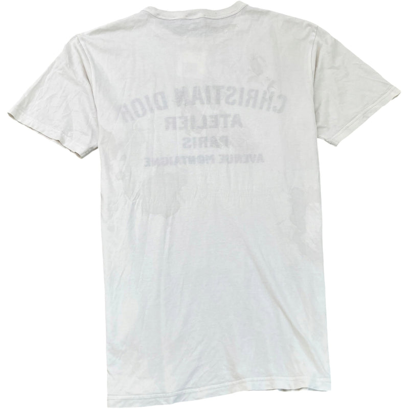 Men's Logo Print T-Shirt White Size M