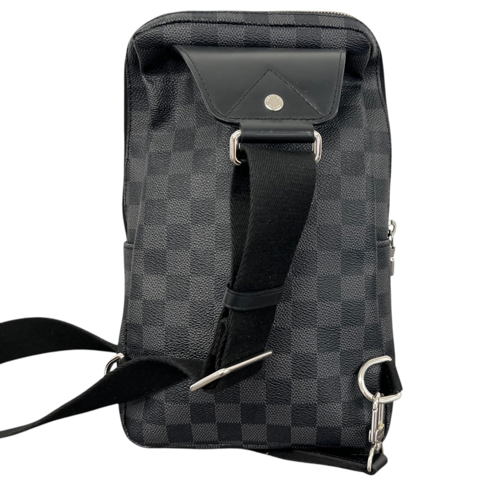 Men's Damier Graphite Avenue Sling Bag Charcoal - Photo 3