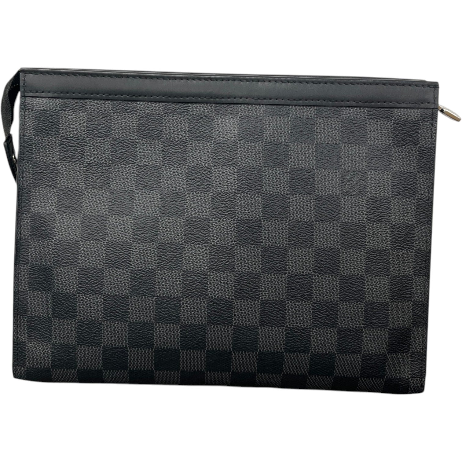 Men's Damier Graphite Pochette Voyage Mm Clutch Black - Photo 1