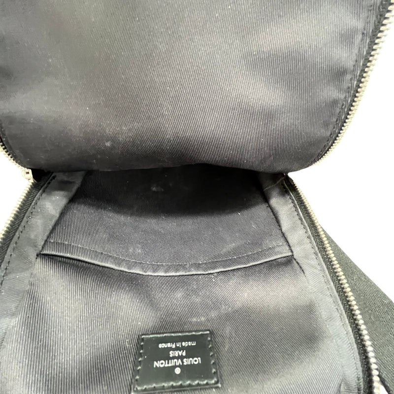 Men's Damier Graphite Avenue Sling Bag Charcoal