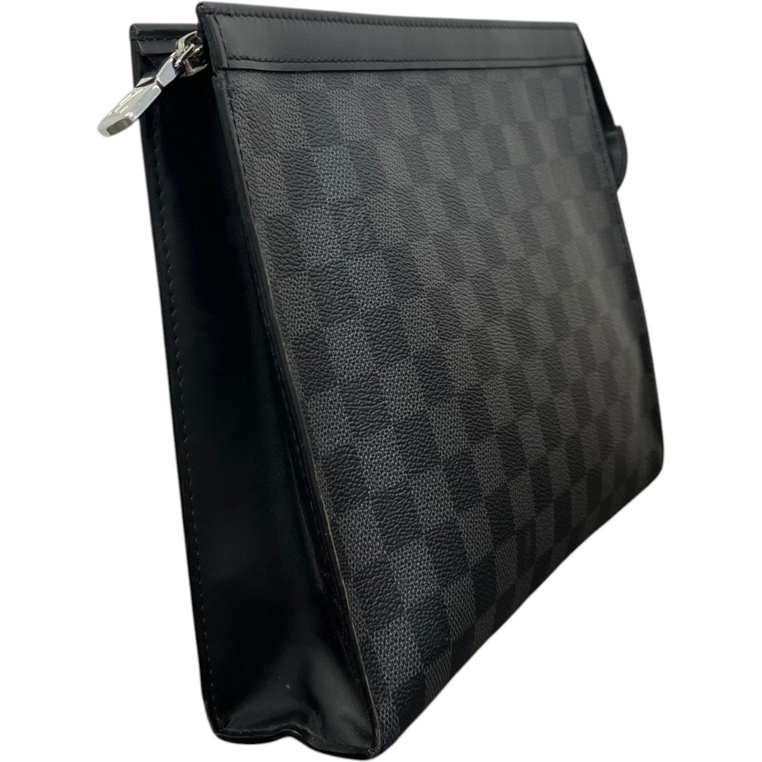 Men's Damier Graphite Pochette Voyage Mm Clutch Black - Photo 6