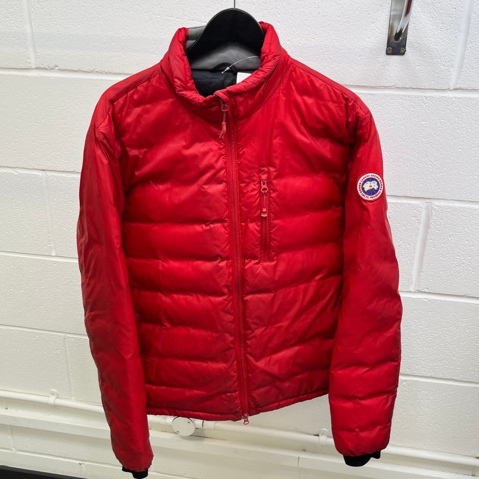 Men's Lodge Down Jacket Red Size L - Photo 8
