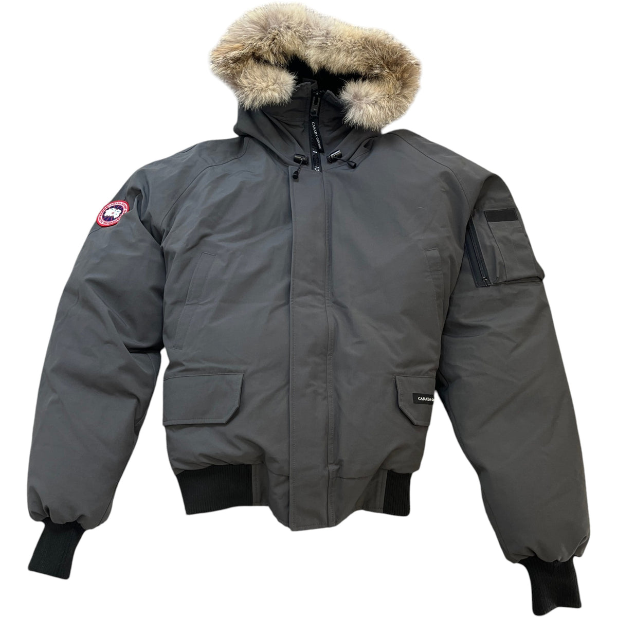 Men's Chilliwack Bomber Down Jacket Grey Size XXL - Photo 1