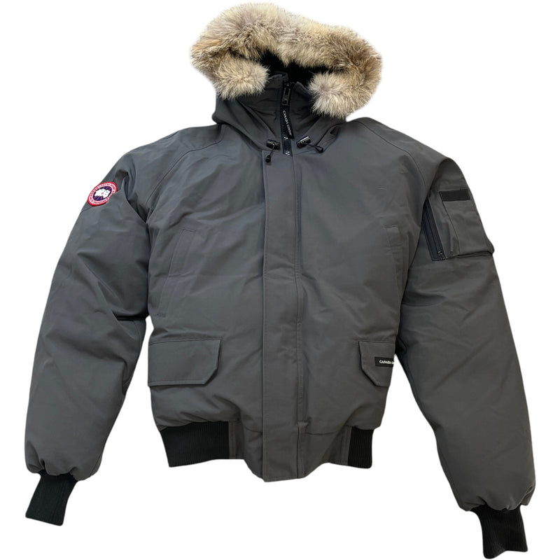 Men's Chilliwack Bomber Down Jacket Grey Size XXL