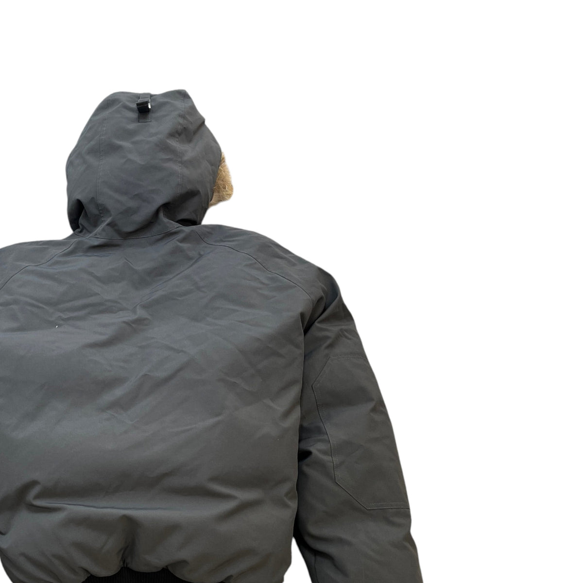 Men's Chilliwack Bomber Down Jacket Grey Size XXL - Photo 4