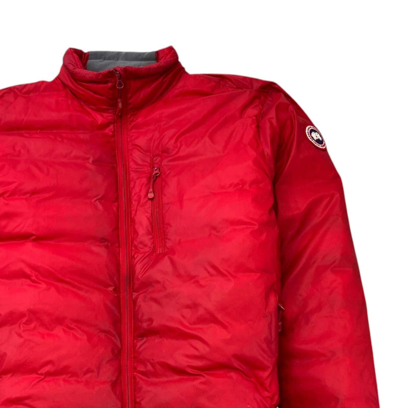 Men's Lodge Down Jacket Red Size L - Photo 3