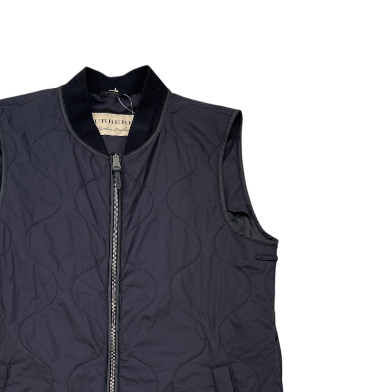 Men's Quilted Nylon Gilet Black Size M