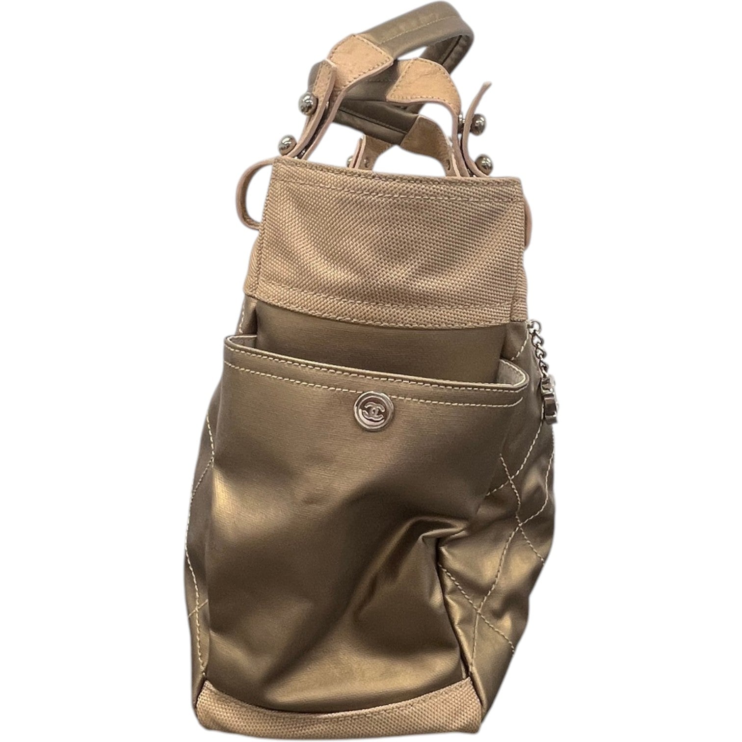 Women's Paris-Biarritz Tote Bag Gold - Photo 5