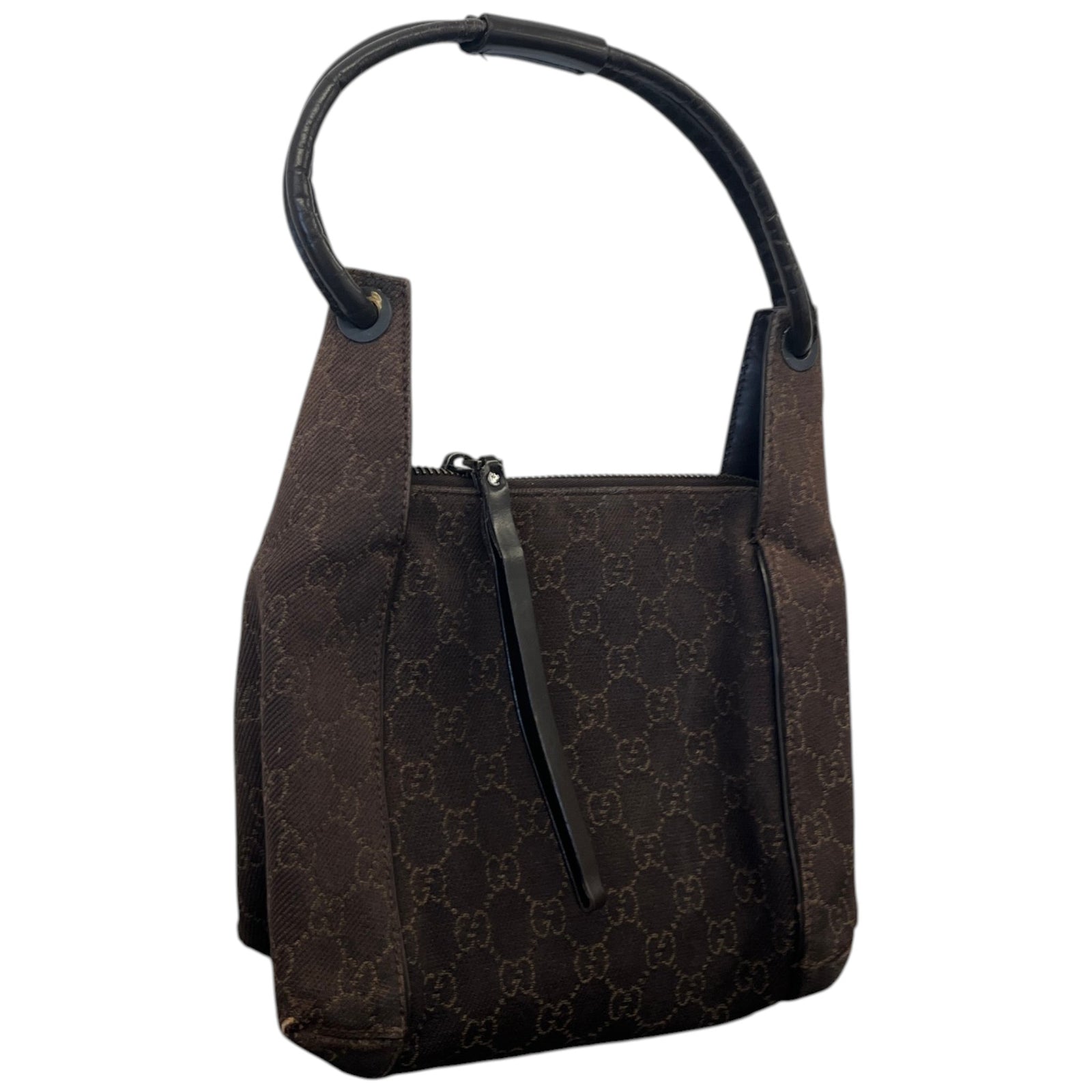 Women's Gg Supreme Hobo Handbag Brown - Photo 4