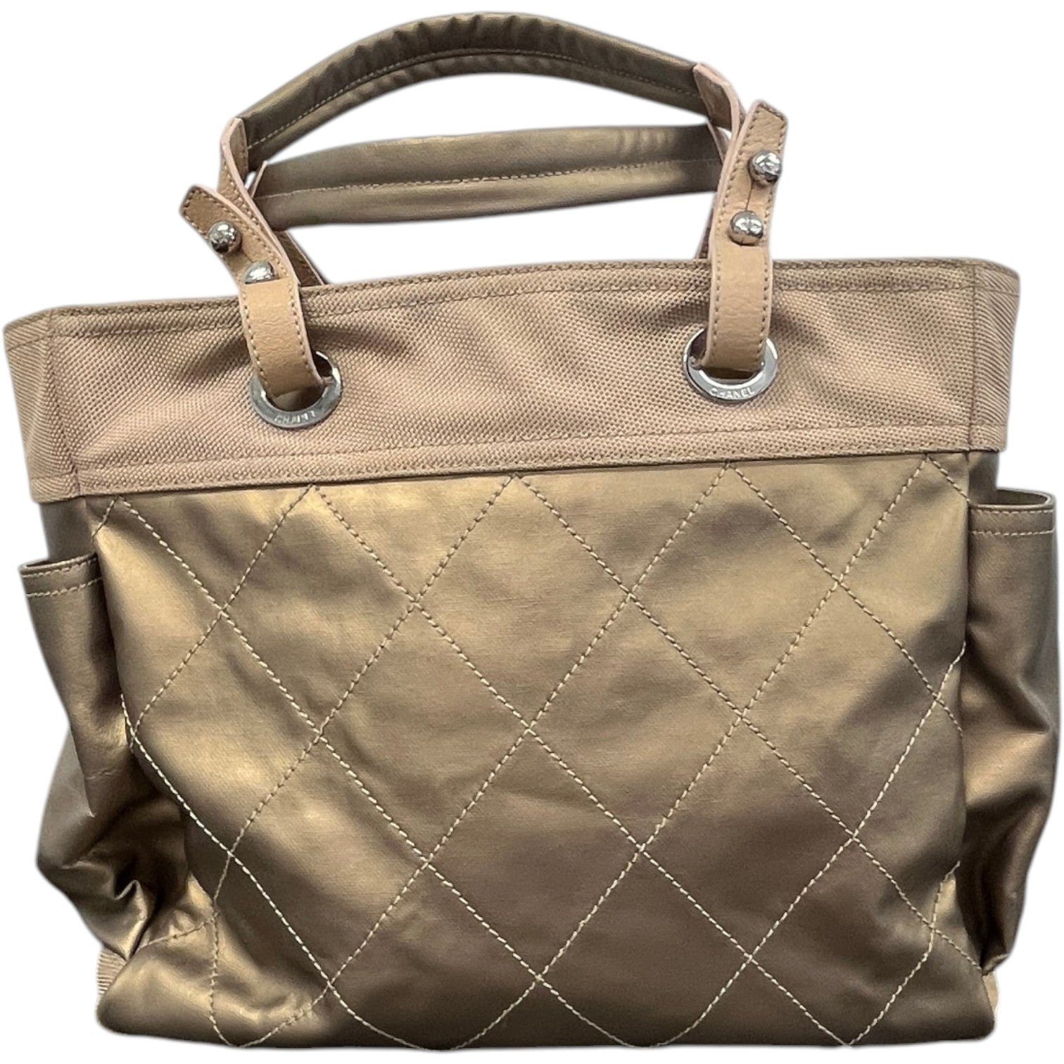 Women's Paris-Biarritz Tote Bag Gold - Photo 6