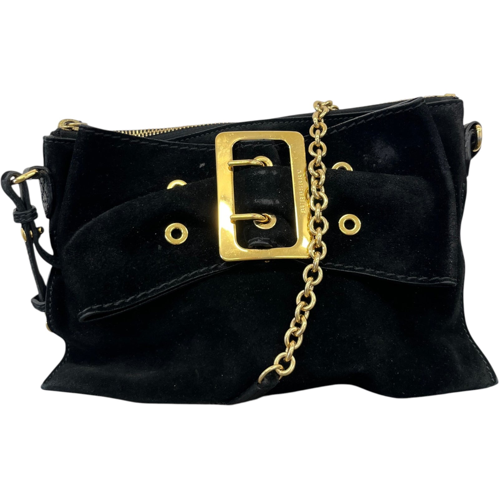 Women's Buckle Crossbody Bag Black - Photo 1