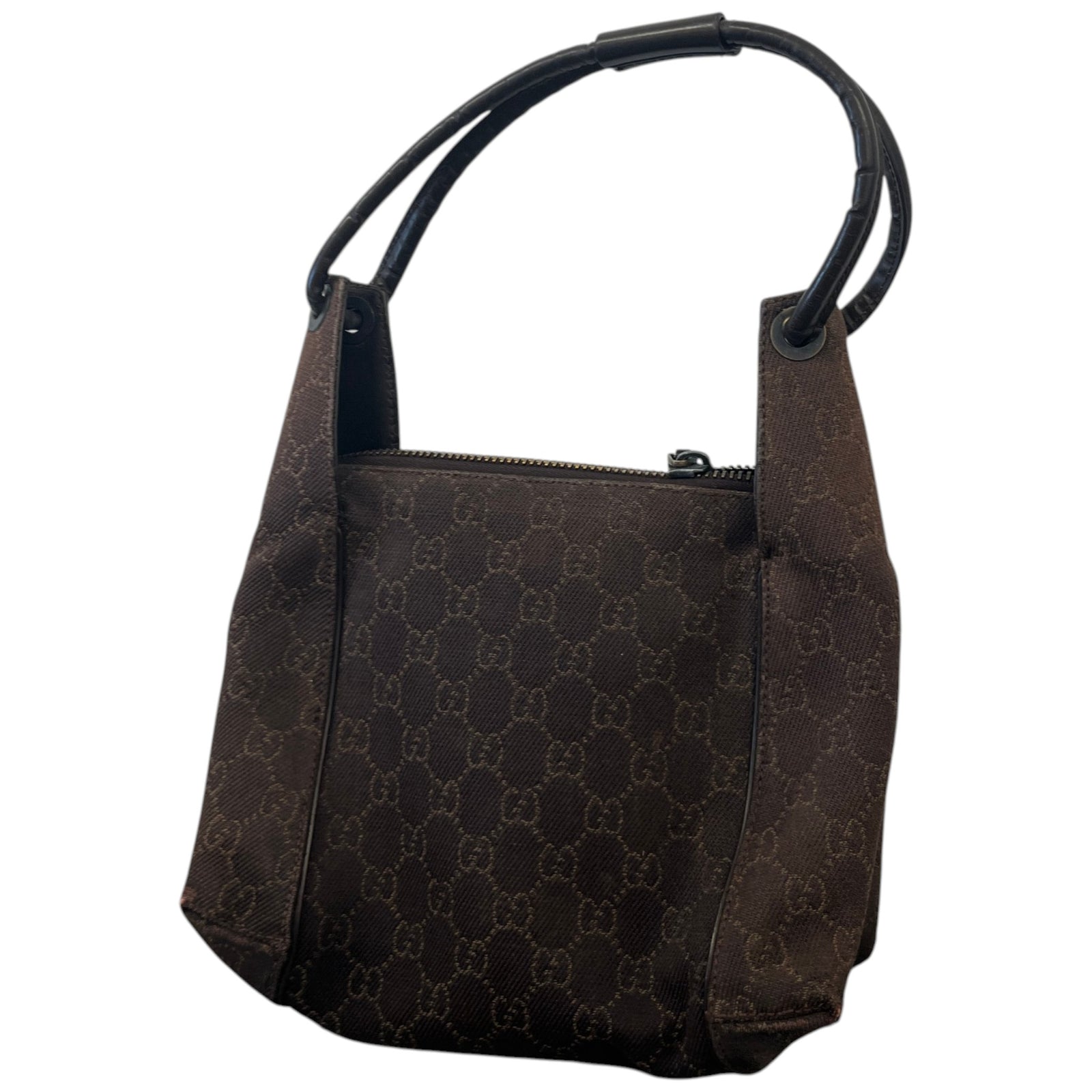 Women's Gg Supreme Hobo Handbag Brown - Photo 9