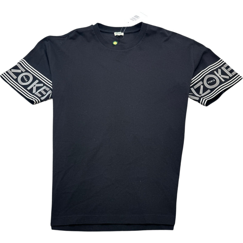 Men's Tape Logo T-Shirt Black Size XL