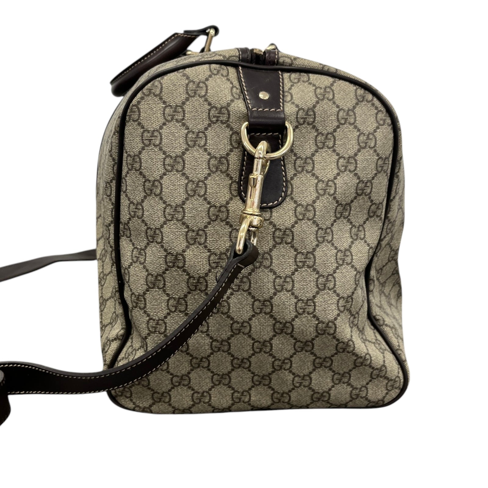 Men's Gg Supreme Carry On Bag Beige - Photo 6