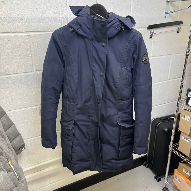 Women's Kinley Parka Down Jacket Navy Size M / UK 10