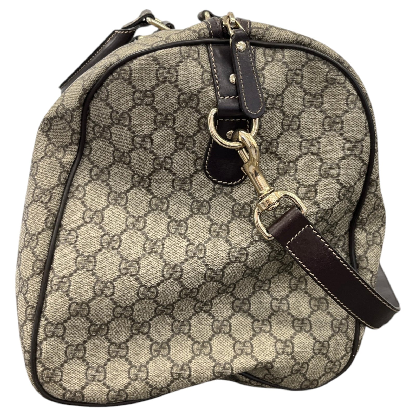 Men's Gg Supreme Carry On Bag Beige - Photo 7