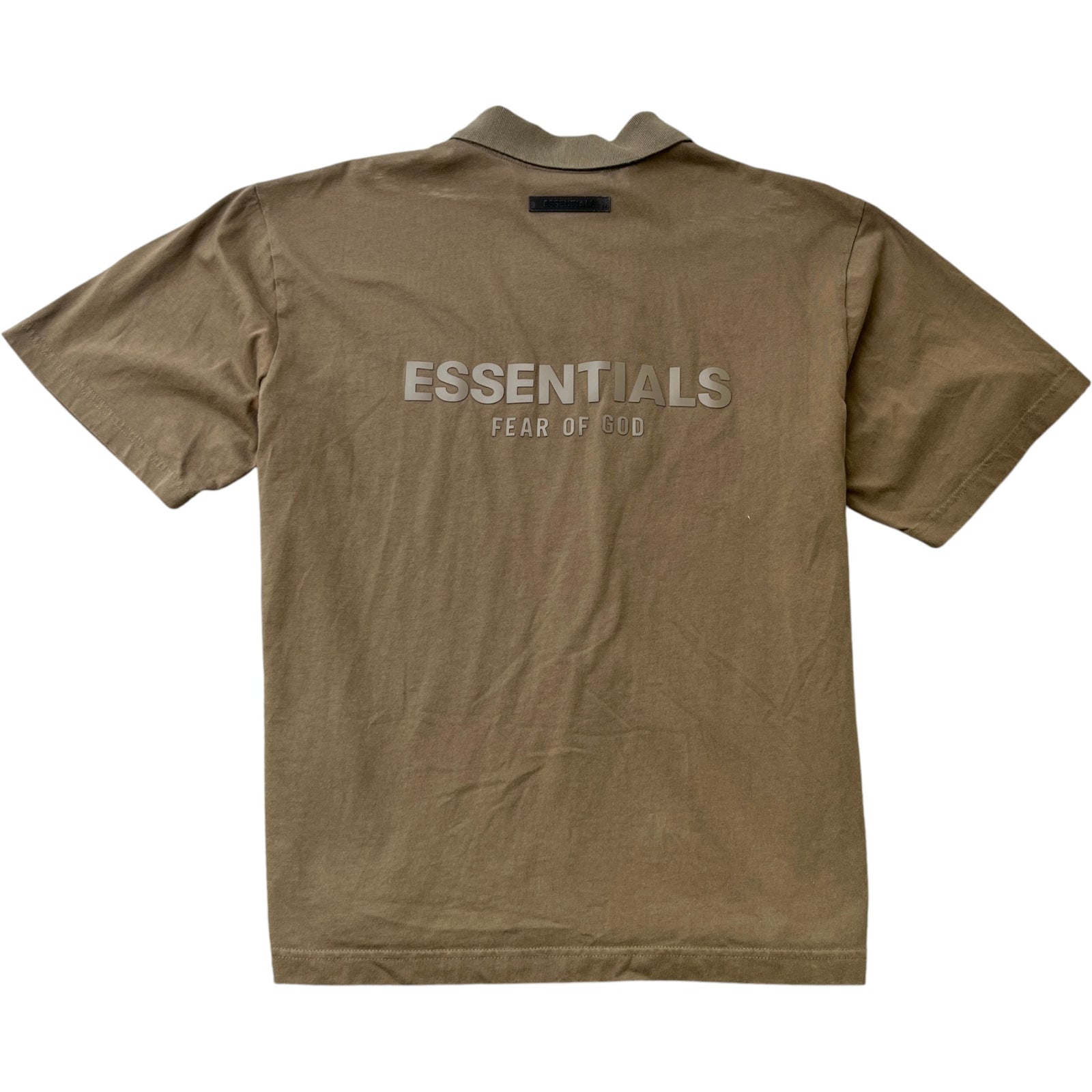 Men's Fear Of God T-Shirt Khaki Size S - Photo 2
