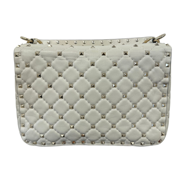 Women's Rockstud Handbag White