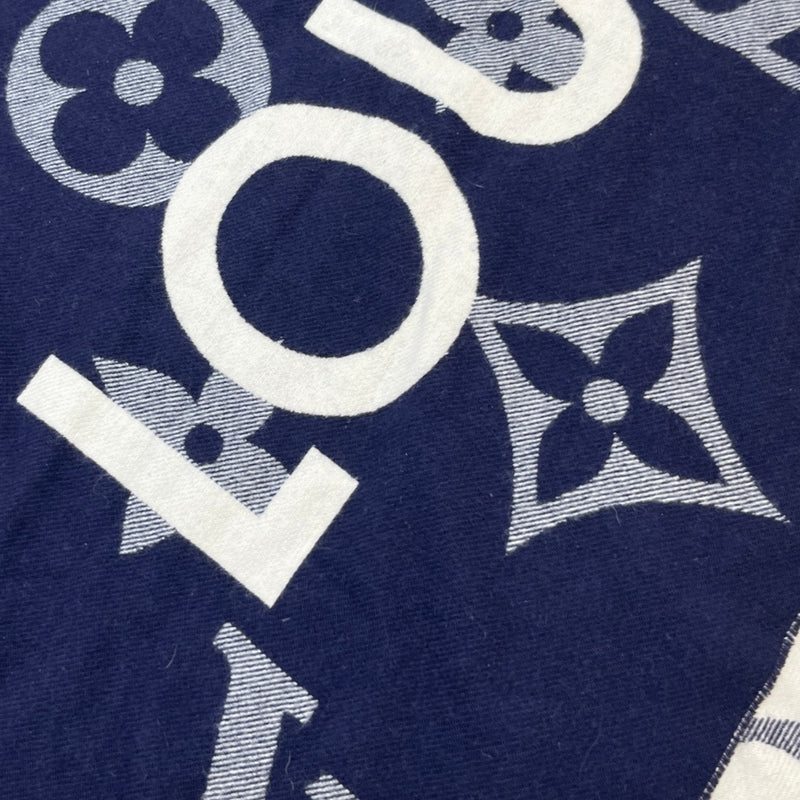 Women's All About Monogram Scarf Navy
