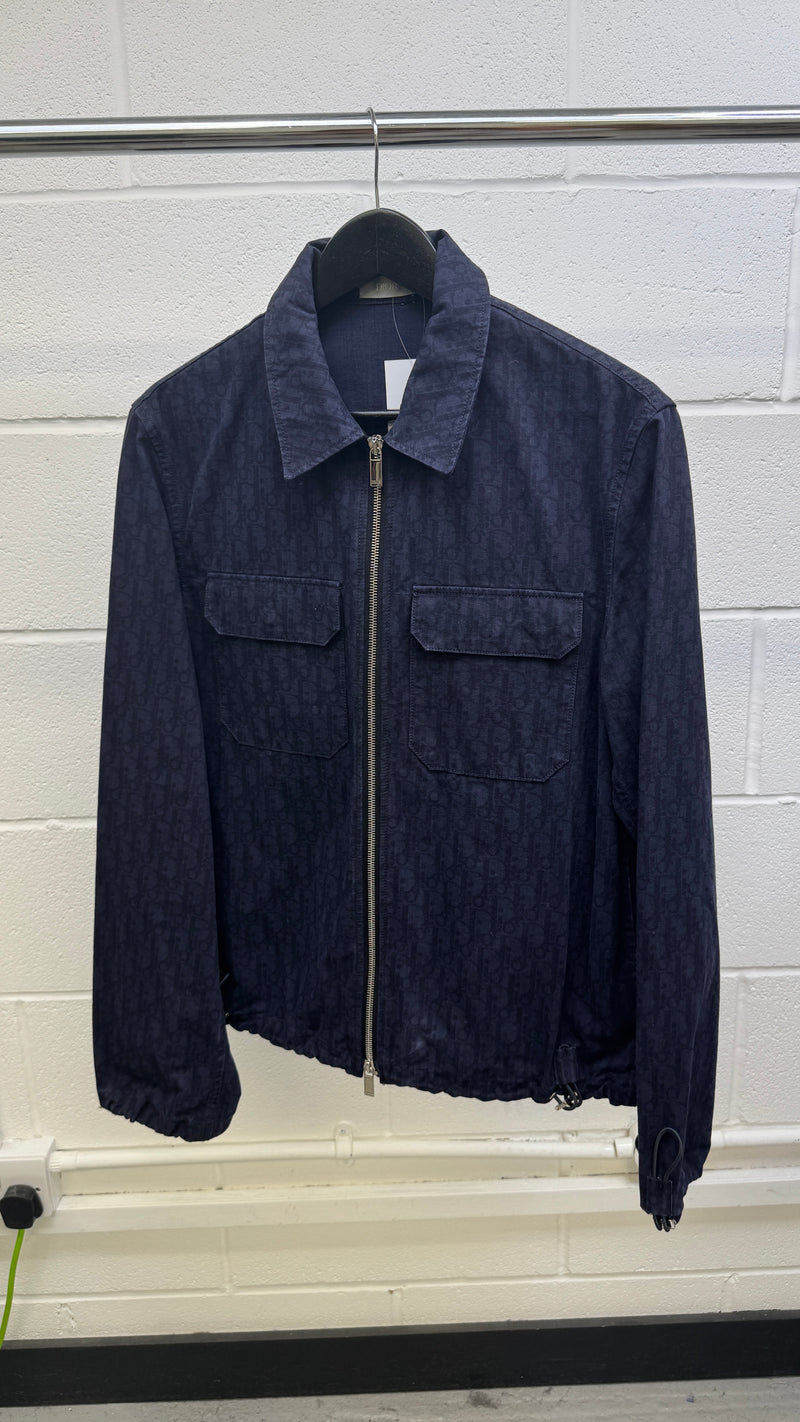 Men's Oblique OverShirt Navy Size M