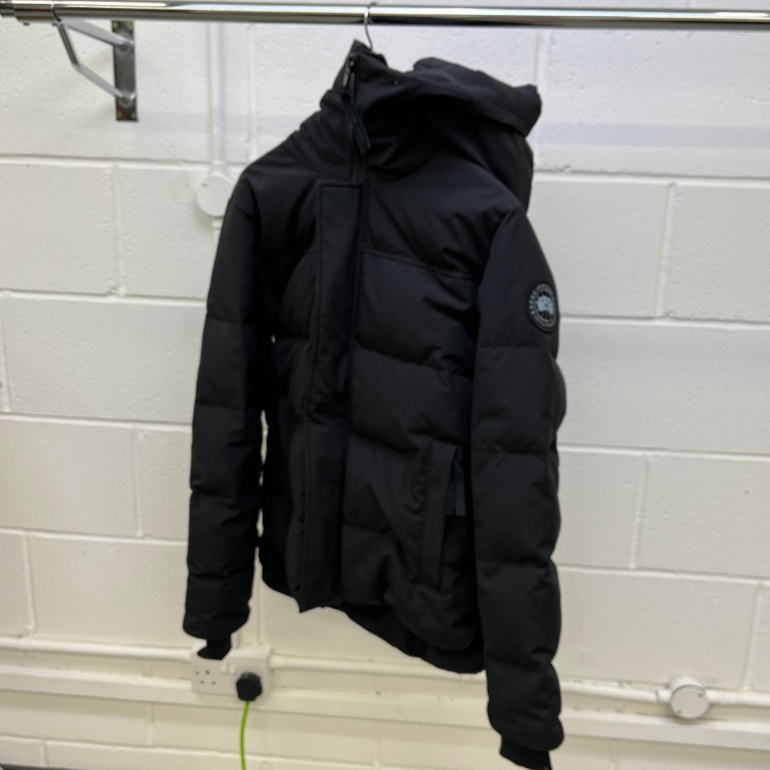 Men's Macmillan Parka Down Jacket Black Size S - Photo 9