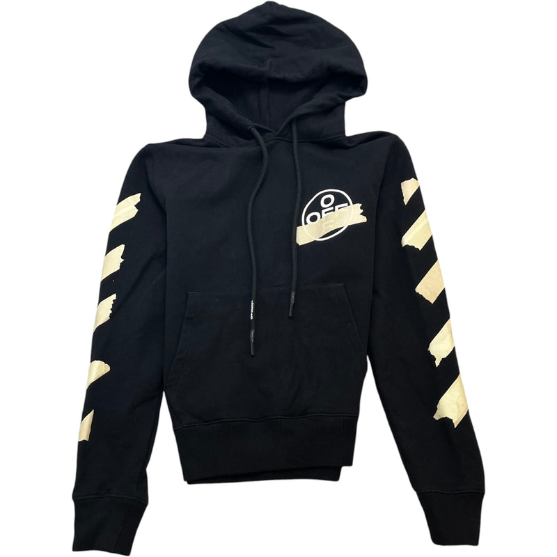 Men's Tape Arrows Hoodie Black Size S