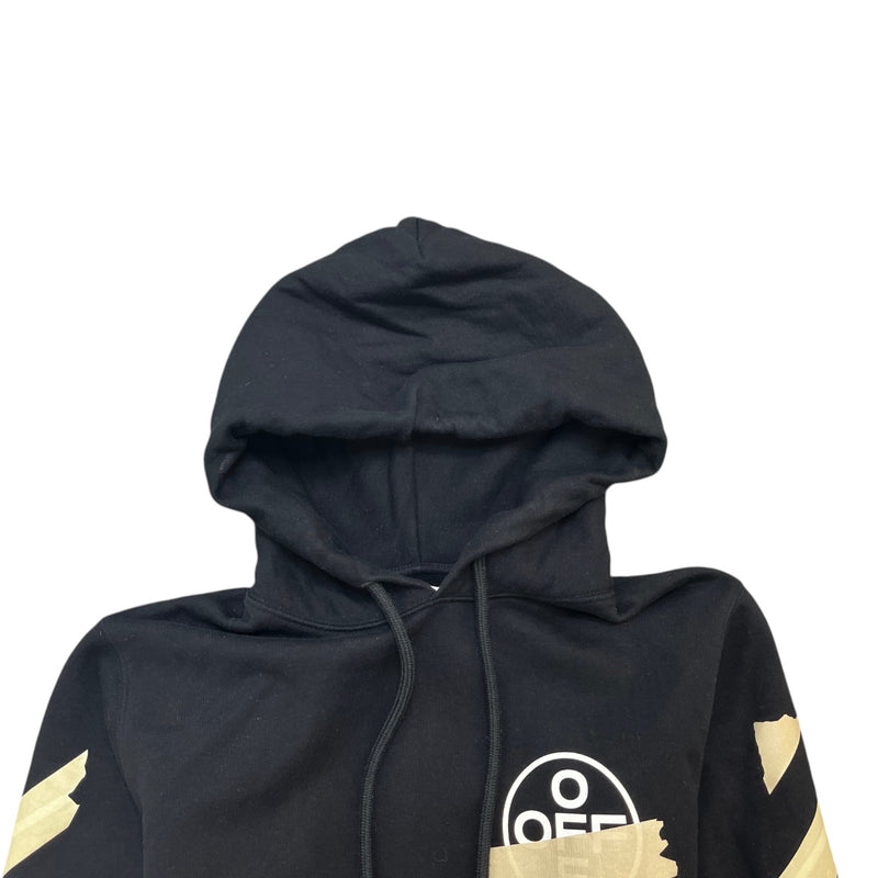 Men's Tape Arrows Hoodie Black Size S