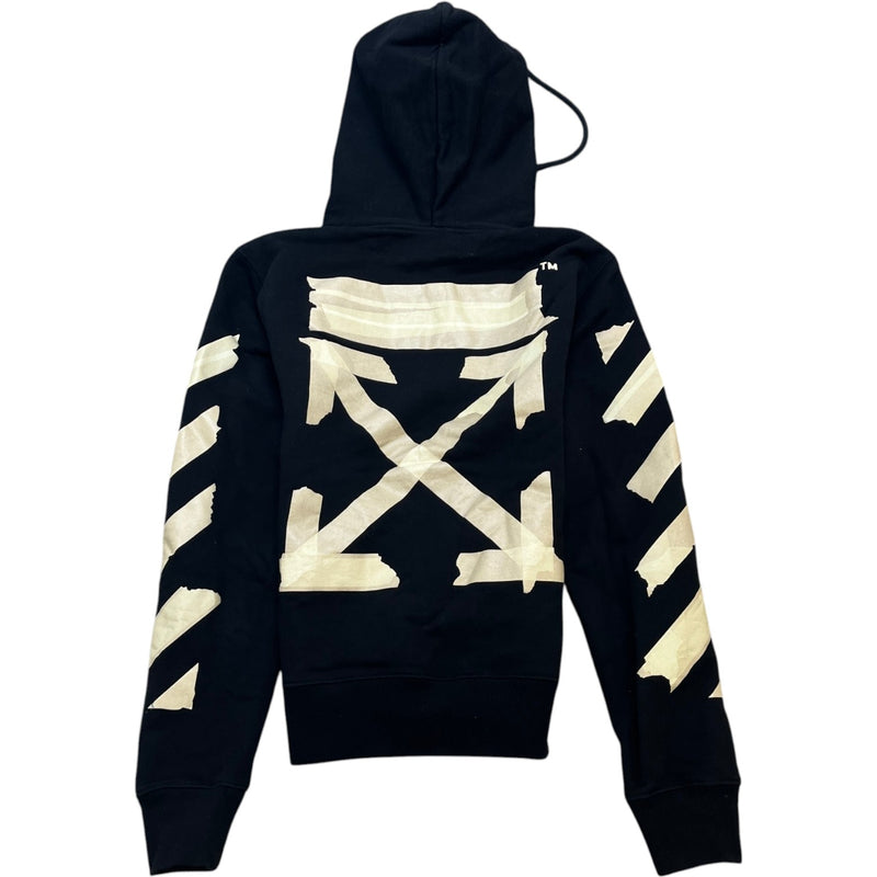 Men's Tape Arrows Hoodie Black Size S