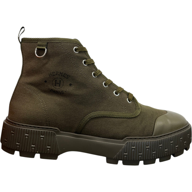 Men's Itineraire Ankle Boots Khaki Size UK 9 / EU 43