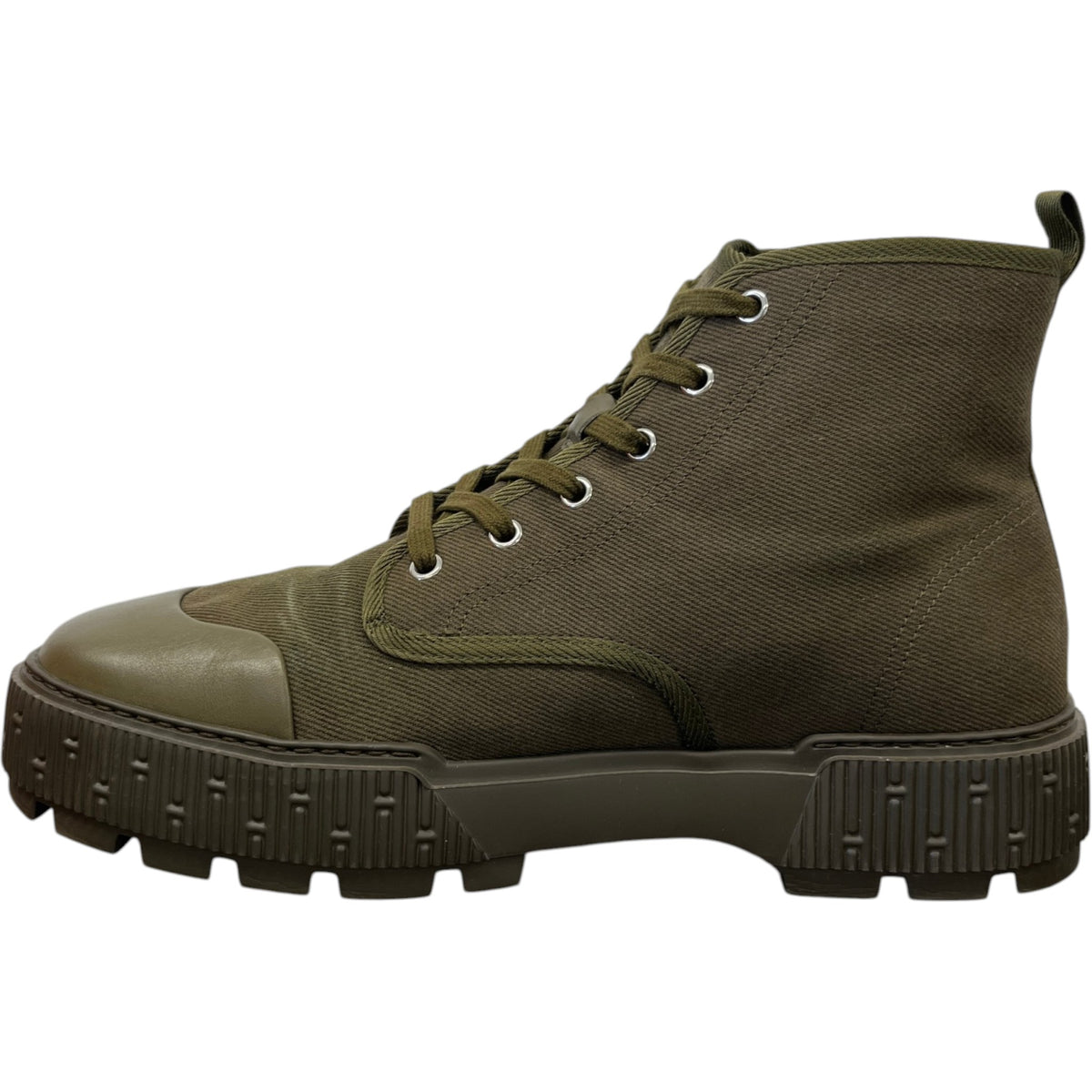 Men's Itineraire Ankle Boots Khaki Size UK 9 / EU 43 - Photo 2
