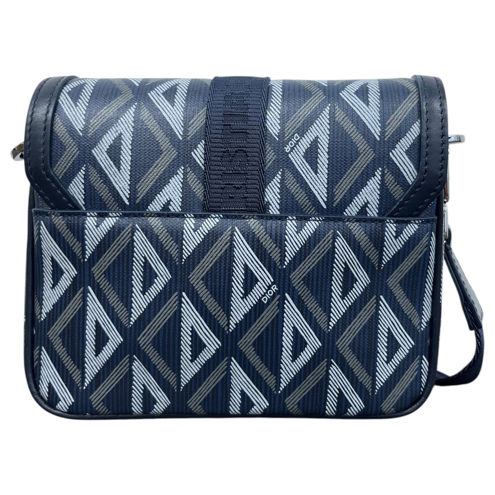 Men's Cd Diamond Wallet On Strap Bag Navy - Photo 3