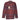 Men's Check Print Long Sleeve Shirt Burgundy Size M