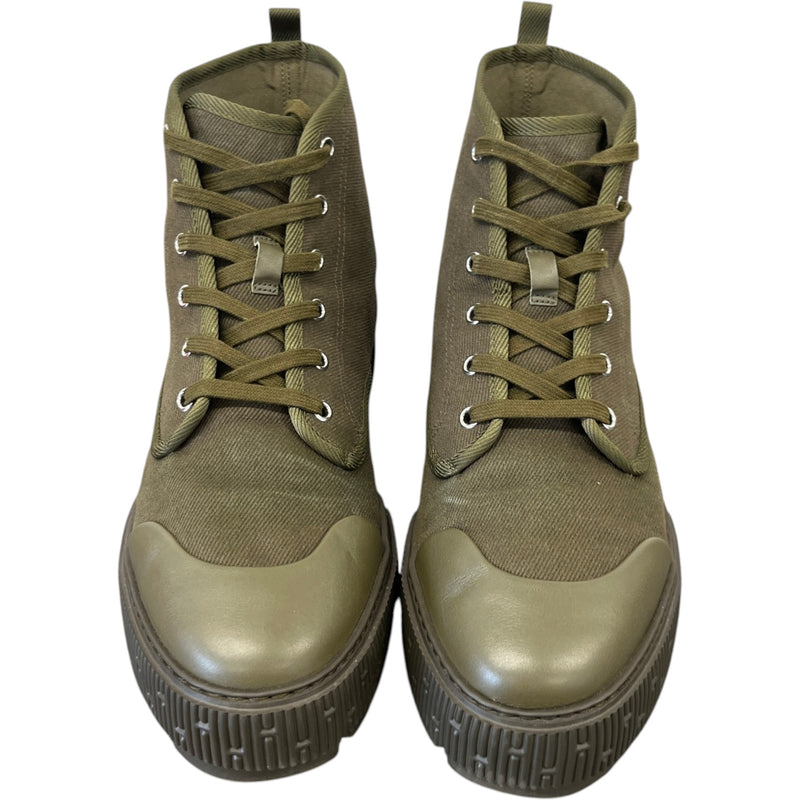 Men's Itineraire Ankle Boots Khaki Size UK 9 / EU 43