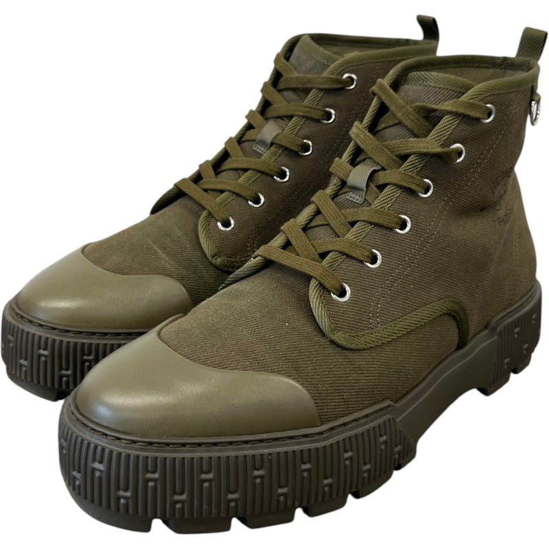 Men's Itineraire Ankle Boots Khaki Size UK 9 / EU 43