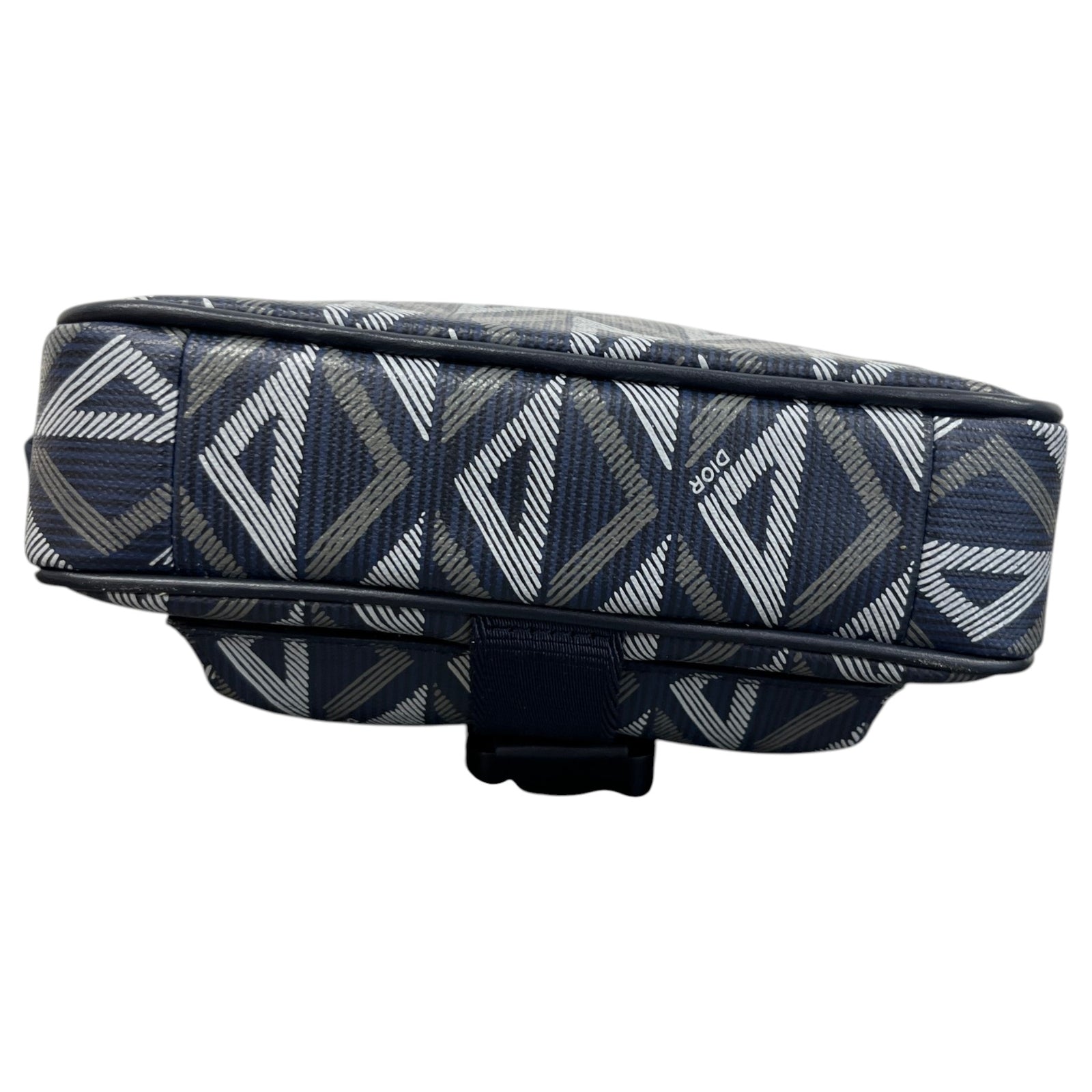 Men's Cd Diamond Wallet On Strap Bag Navy - Photo 10