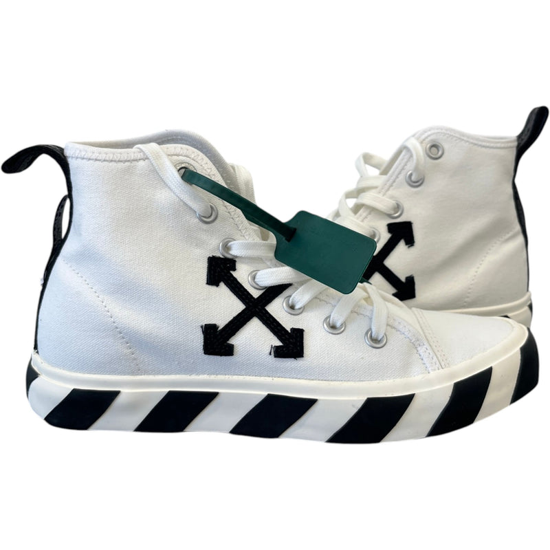 Men's Vulcanised High Trainers White Size EU 40 / UK 6