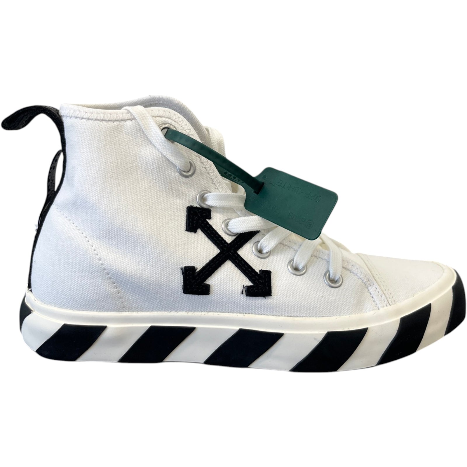 Men's Vulcanised High Trainers White Size EU 40 / UK 6 - Photo 1