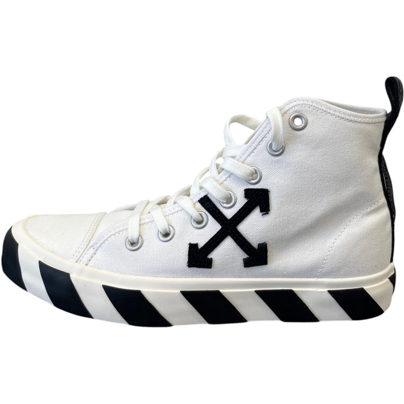 Men's Vulcanised High Trainers White Size EU 40 / UK 6